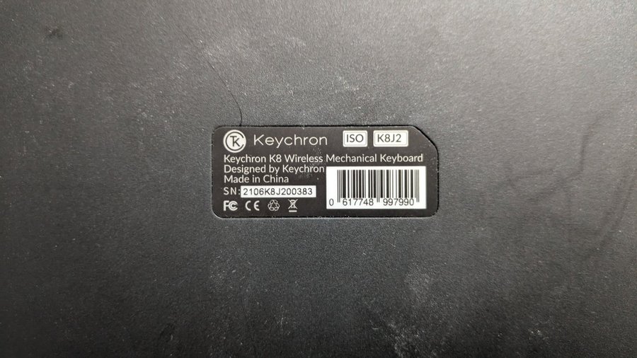 Keychron K8 Wireless Mechanical Keyboard ISO