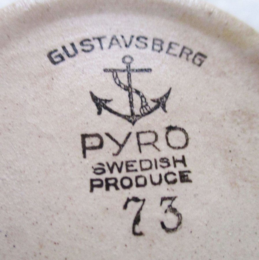 Pyro - 4 krustadformar - Kåge -Gustavsberg