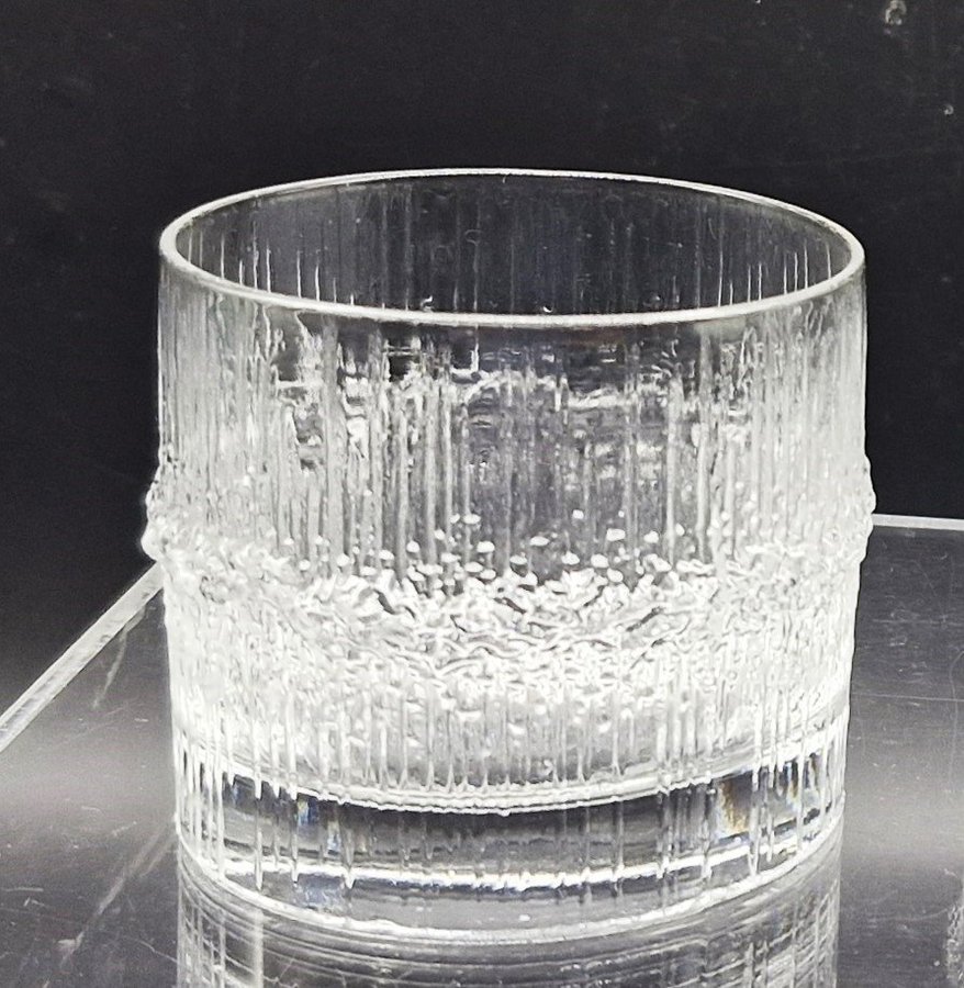 Niva - 3 whiskyglas modell större - Tapio Wirkkala - Iittala - Fint skick