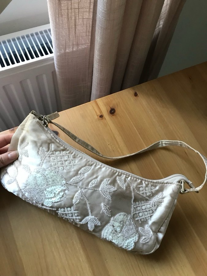 väska vintage hm beige