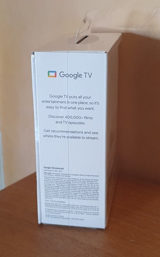 NY Chromecast med Google TV 4K