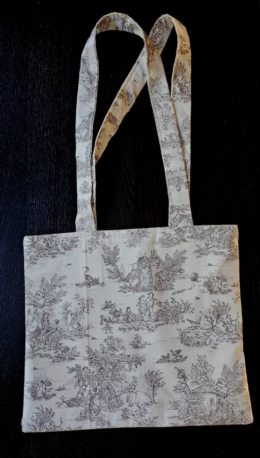 Väska/Handgjord totebag_ vintage