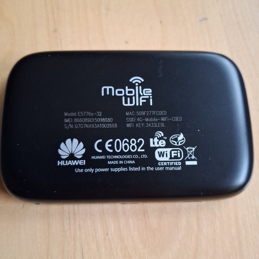 Mobilt WIFI 4g, Huawei