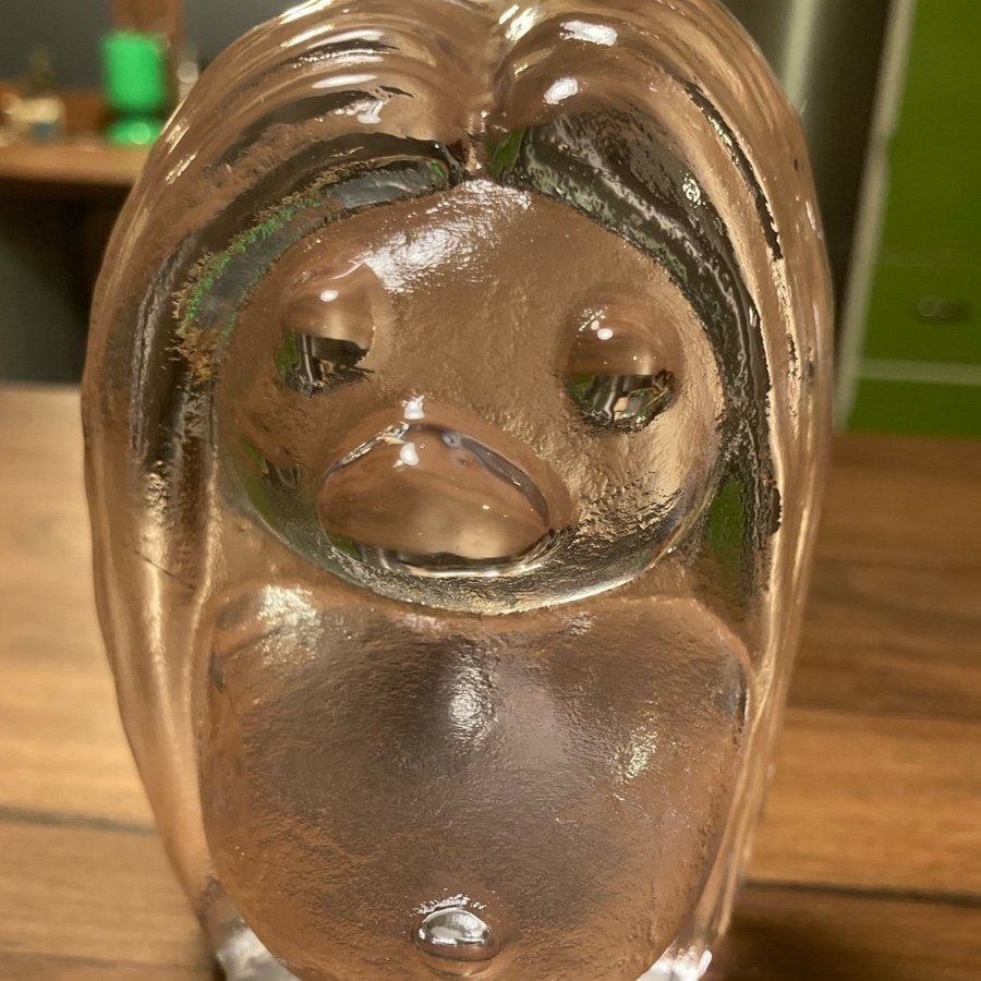 Stor Glasfigur troll