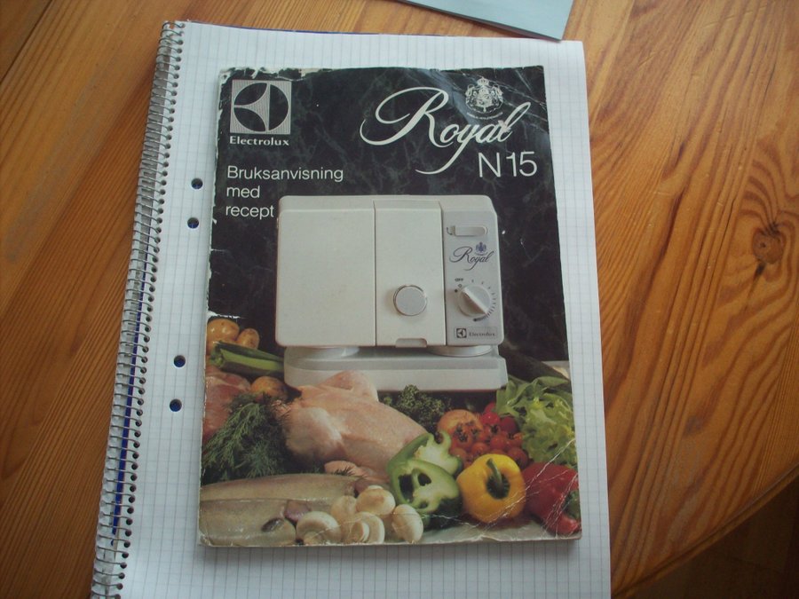 Electrolux Royal N15 - Bruksanvisning med recept