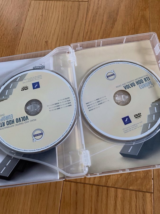 DVD - Road and Traffic Information - Volvo HDD RT1 Europe 2015