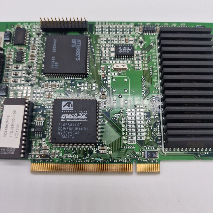 ATI 109-23000-10 Mach32 PCI Video Card