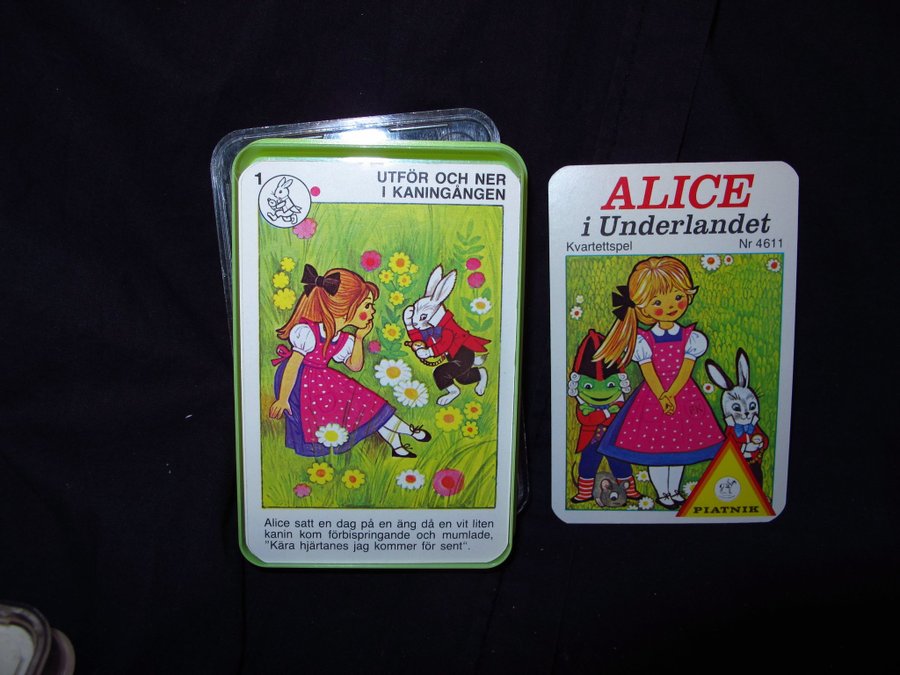 Alice i Underlandet Kvartettspel ,piatnik