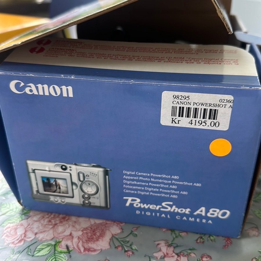 Canon PowerShot A80 Digitalkamera