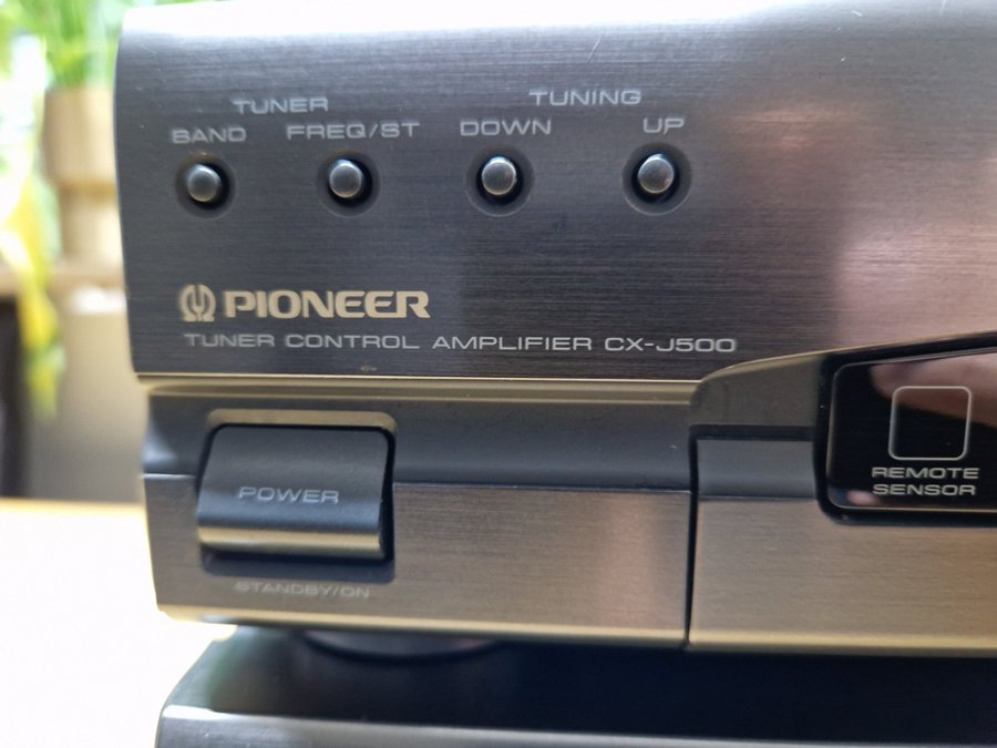 Pioneer Stereo stapel förstärkare M-J500 Kassettdäck CT-J500WR Tuner CX-J500