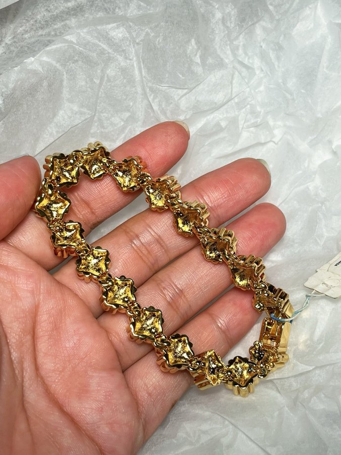 New Nina Nicci real citrine, crystal bracelet