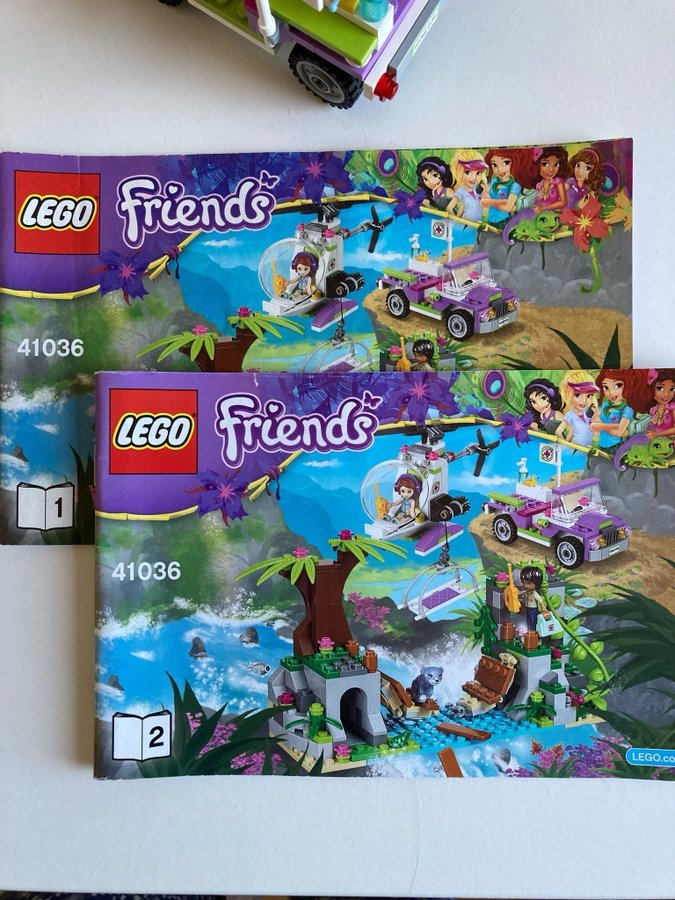 Lego Friends 41036 Räddning vid djungelbron, komplett!