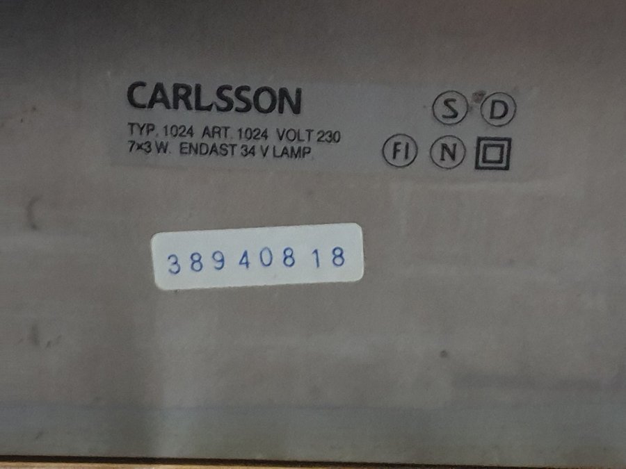 Carlsson 7-armad ljusstake