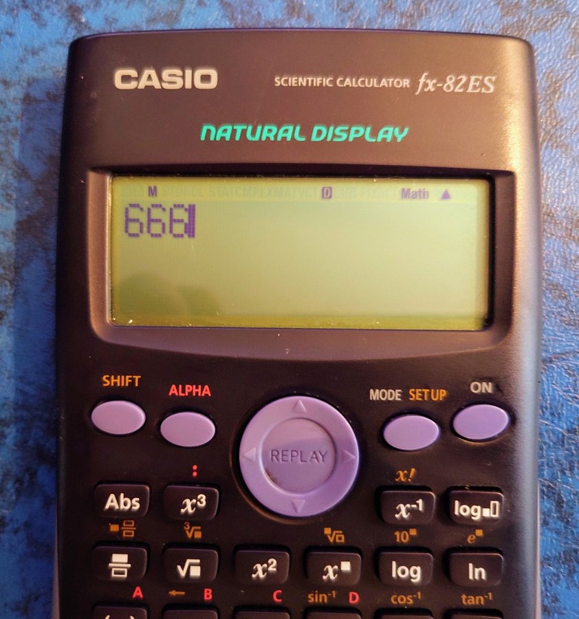 CASIO FX-82ES SCIENTIFIC CALCULATOR - MINIRÄKNARE