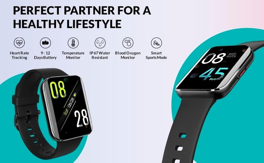 NY Smartwatch | Touch | 1,69" | IP67 | TFN-funkt | Android mfl | Ord.pris 359kr