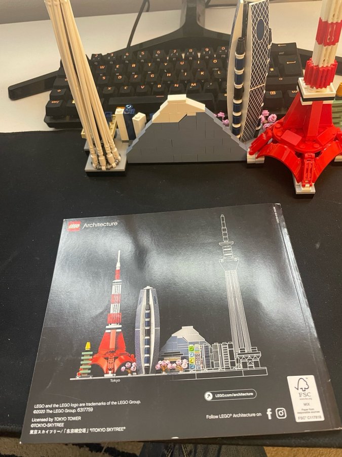 LEGO Architecture 21051 Tokyo 100% Komplett