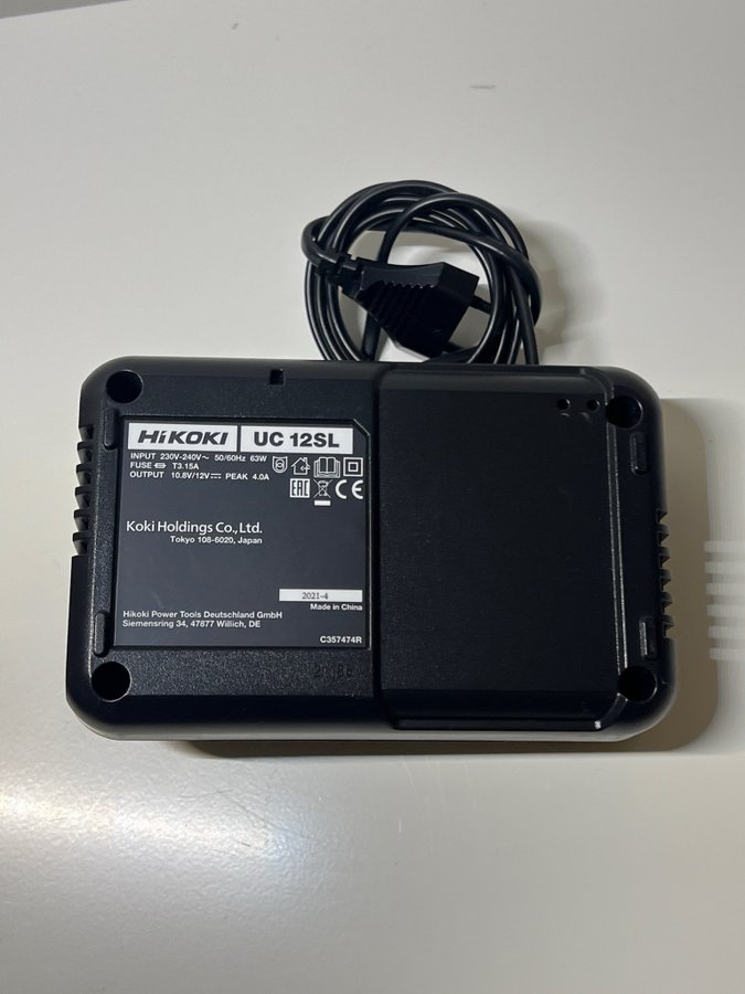 Batteriladdare HiKoki UC 12SL