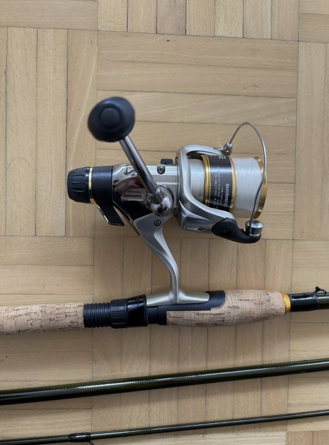 Angelruten und Rollen im 6er Set DAM, Daiwa, Sportex, Shimano, Exori, Cormoran