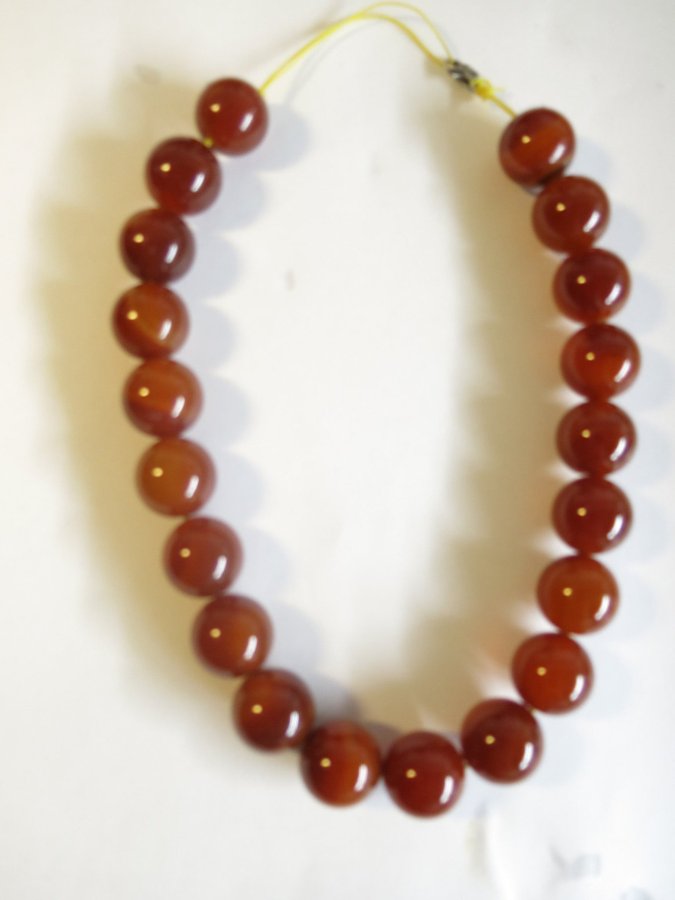 Carnelian halsband