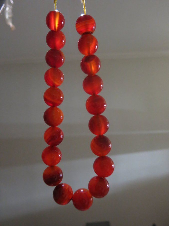 Carnelian halsband