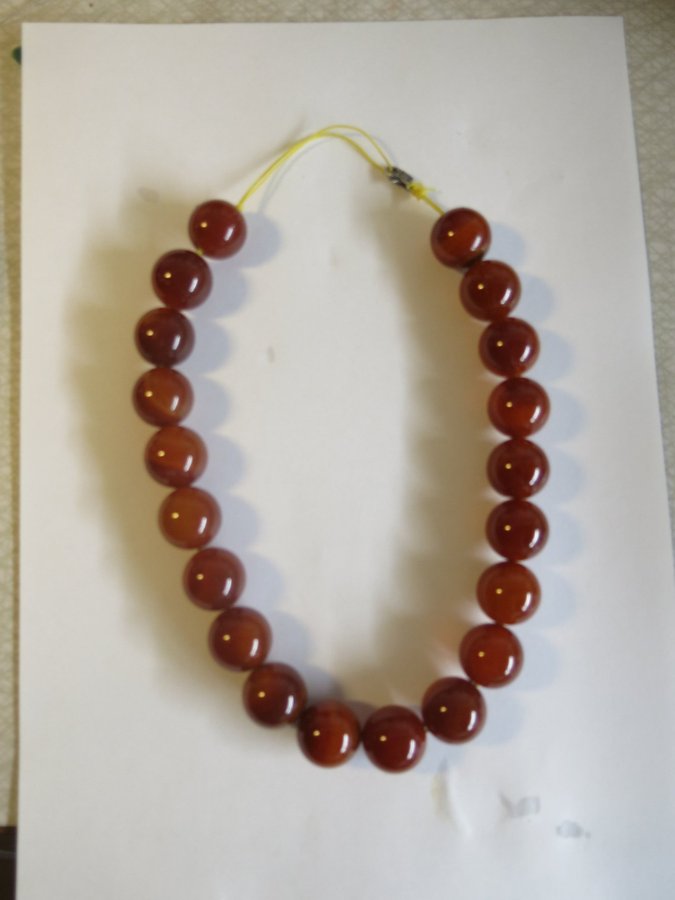 Carnelian halsband