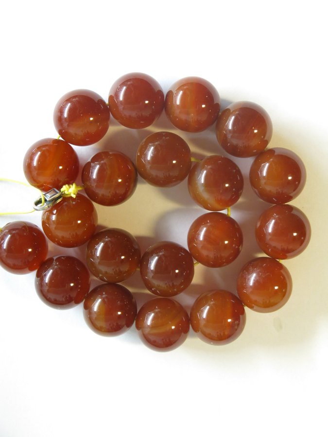 Carnelian halsband