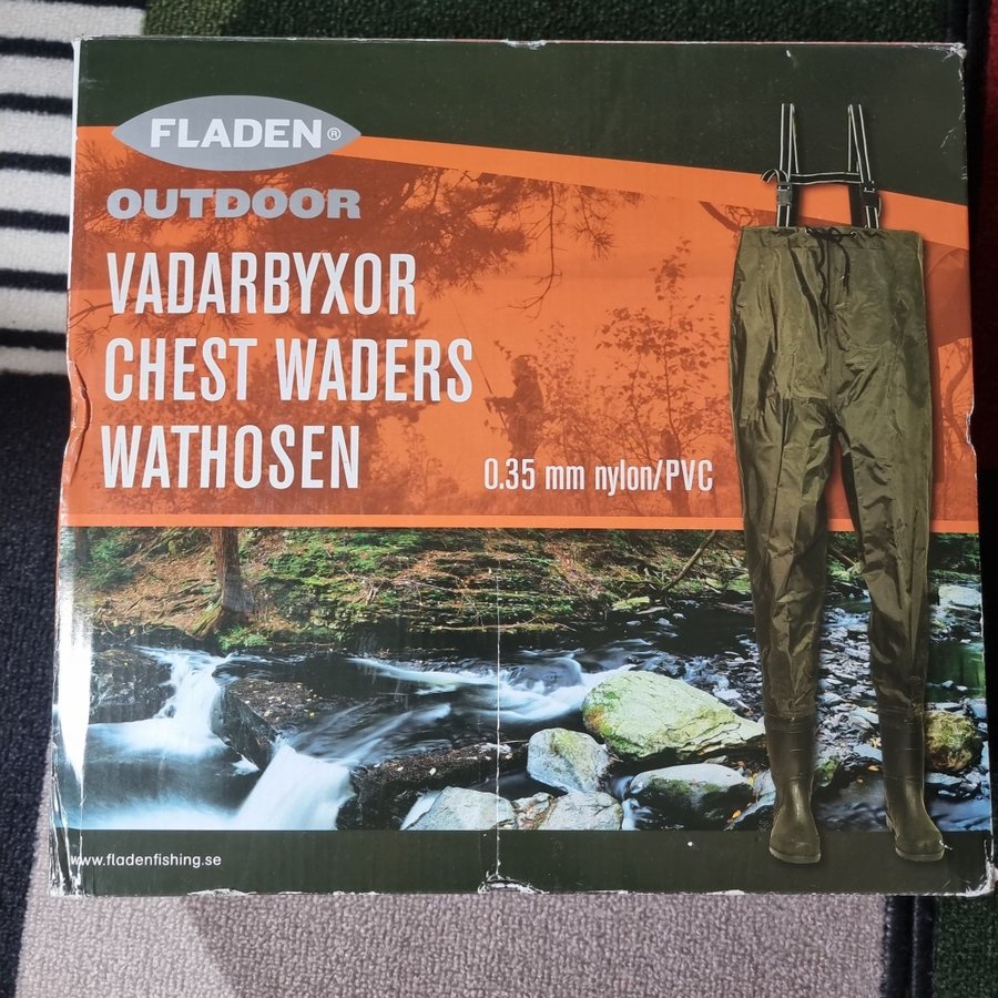 Nya Vadarbyxor FLADEN st 45