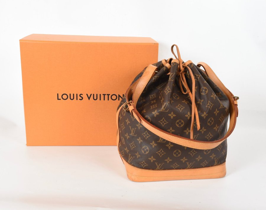 Louis Vuitton Noè Väska Axelremsväska Vintage Monogram Canvas NYPRIS 21 000kr