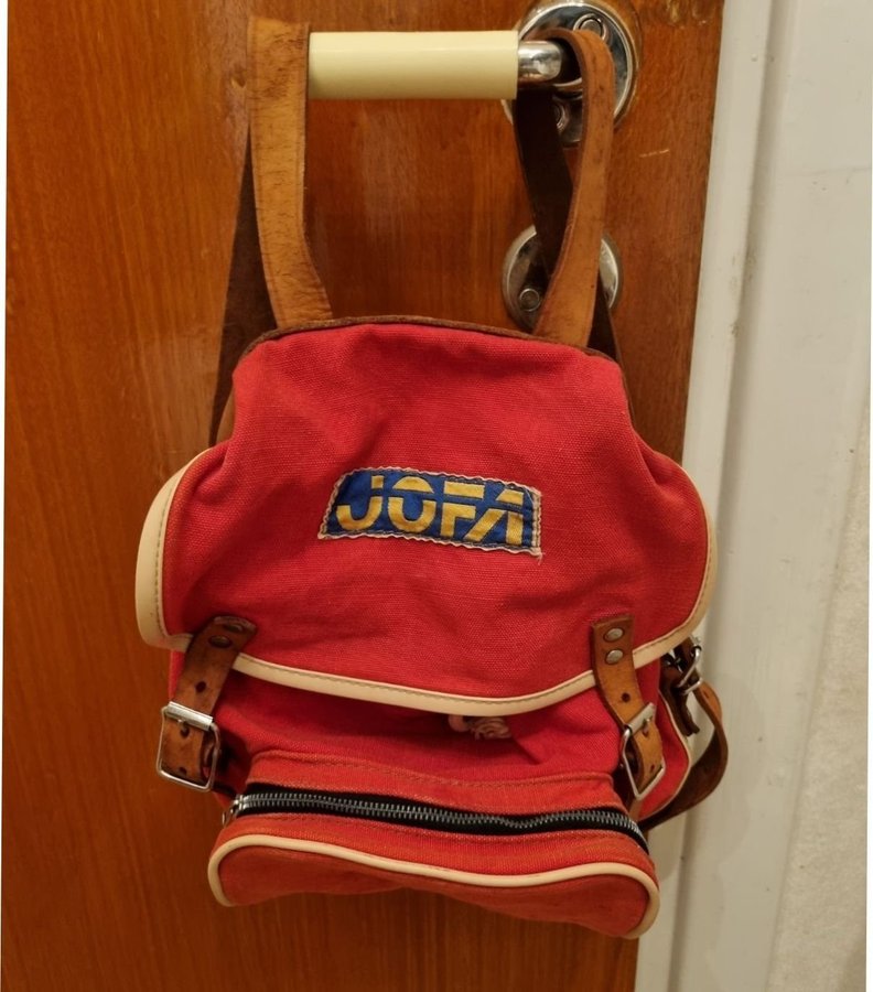 Vintage Jofa Ryggsäck Röd