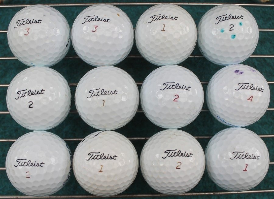 TITLEIST NXT TOUR / TOUR S - 1 dussin förstasortering - 10 kr/st - Bra samfrakt!