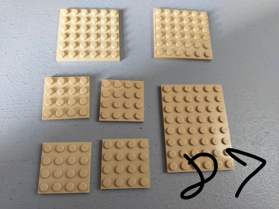 Lego beige delar