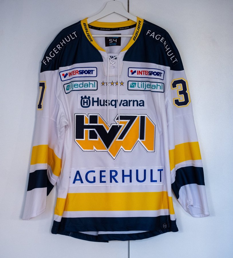 Matchtröja - HV71 - matchförberedd hockeytröja #37