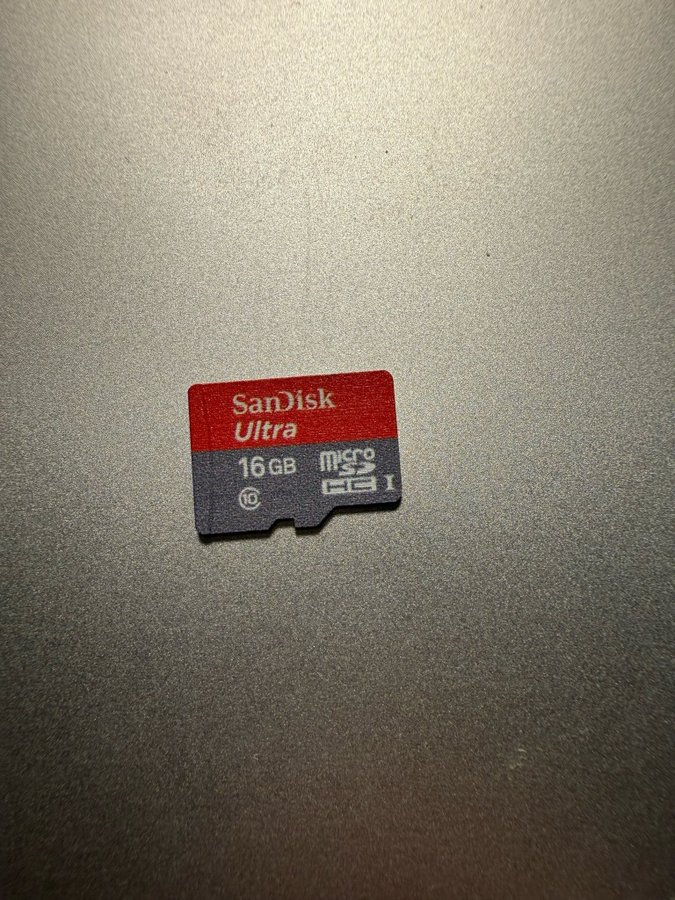 Sandisk Ultra Micro SD-kort 16GB