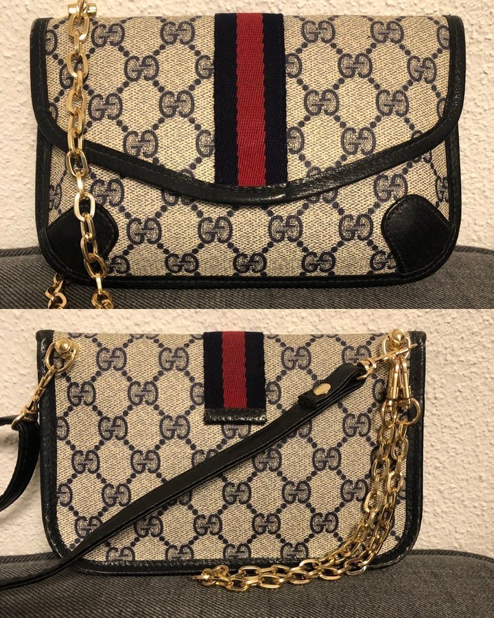 GUCCI CLUTCH POCHETTE HANDVÄSKA AXELVÄSKA CROSSBODY