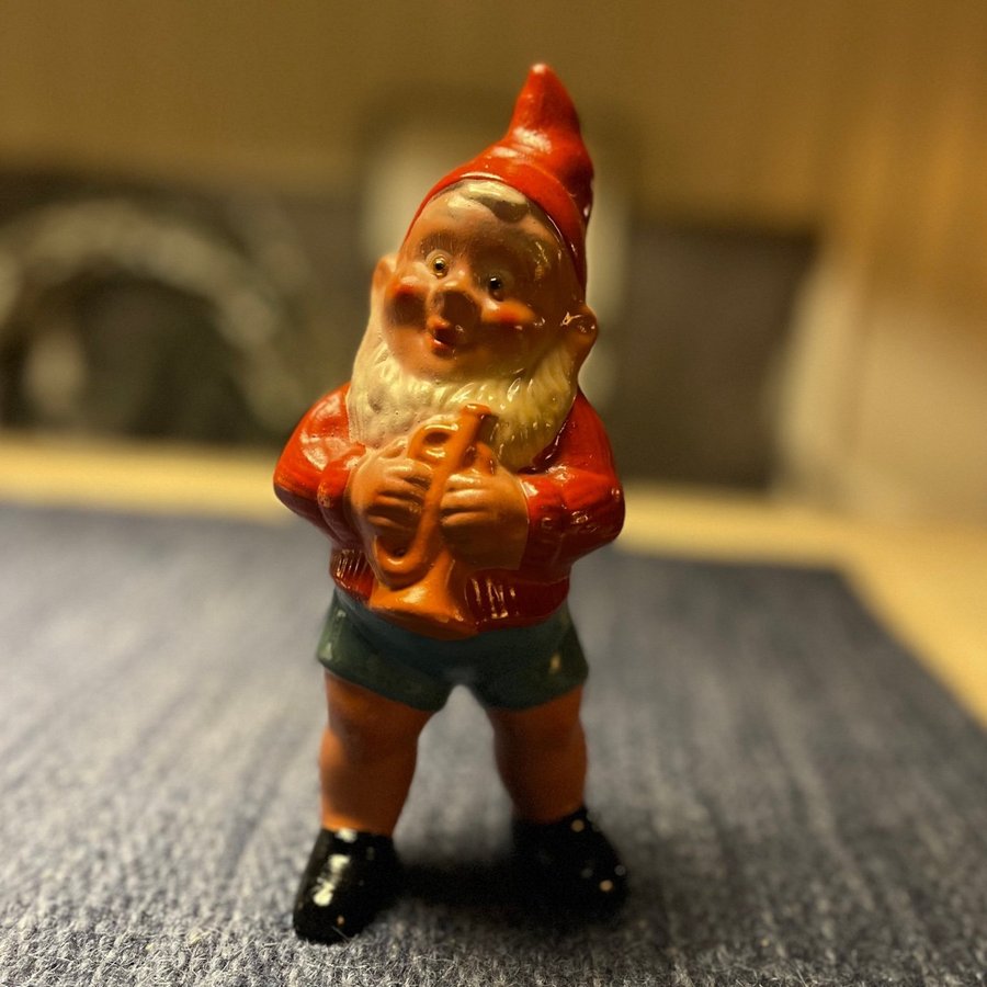 Tomte med trumpet