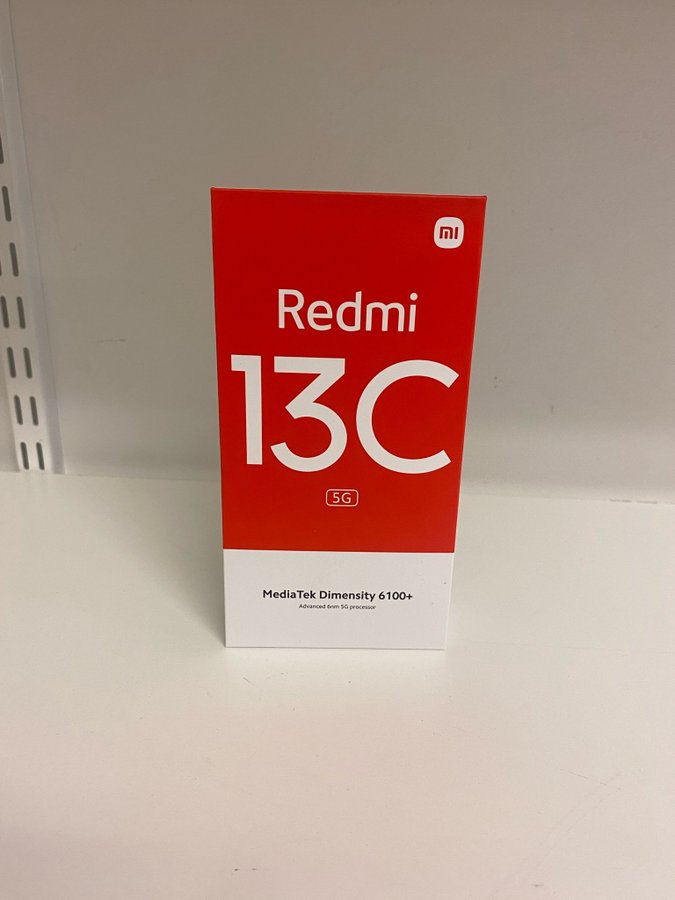 Redmi 13C 5G Starry Black 4GB ram 128GB Rom oöppnad förpackning