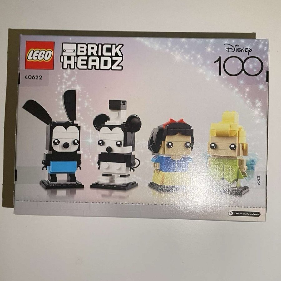 LEGO BrickHeadz Disney 100 - Oswald, Mickey, Snow White  Tinkerbell