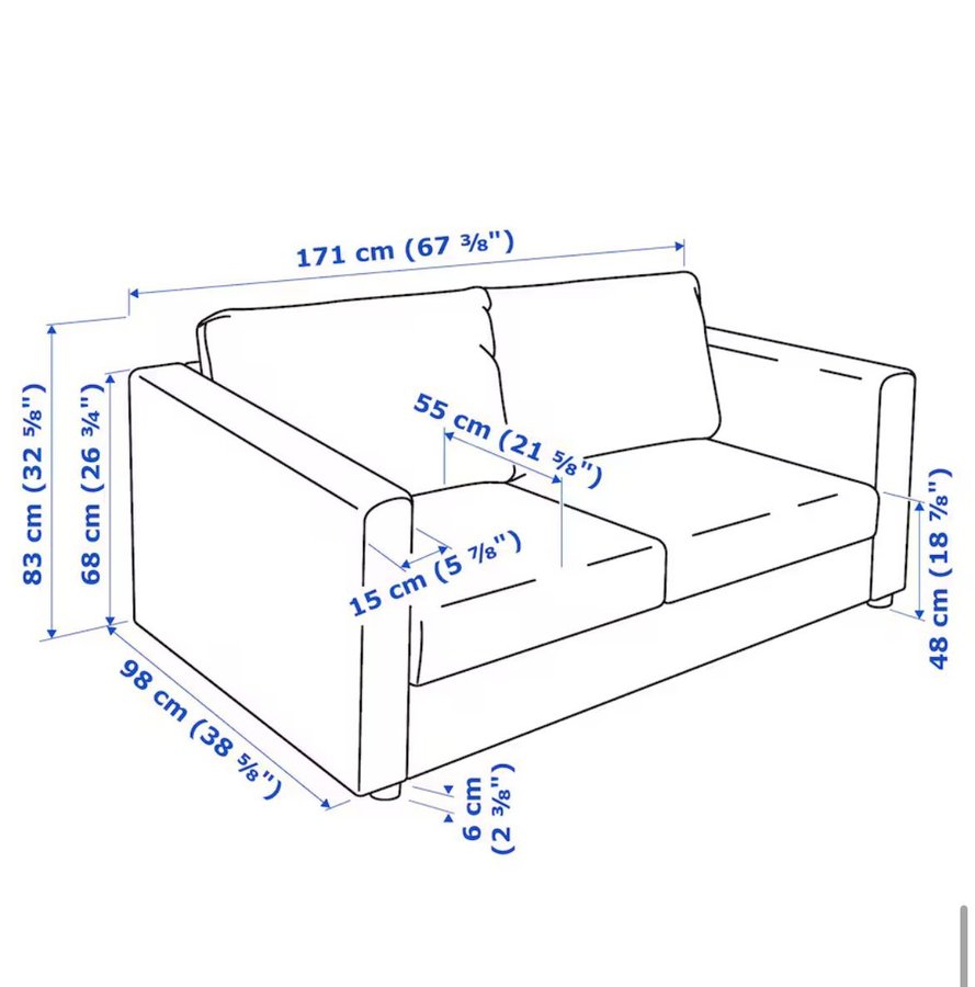 Soffa 2-sits