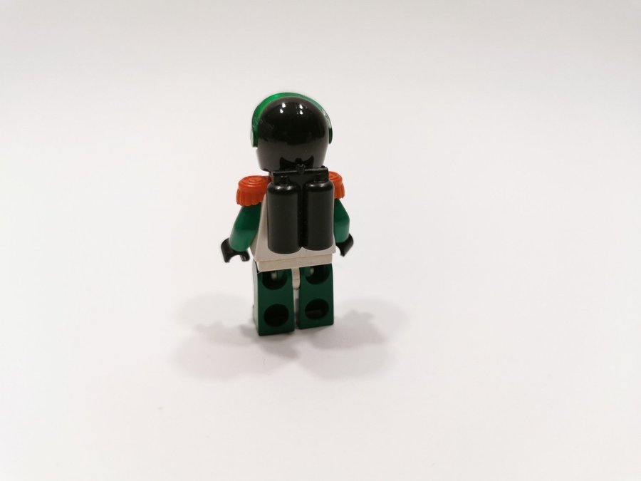 Lego - minifigur - space - space police - captain magenda - sp038 - grön/vit