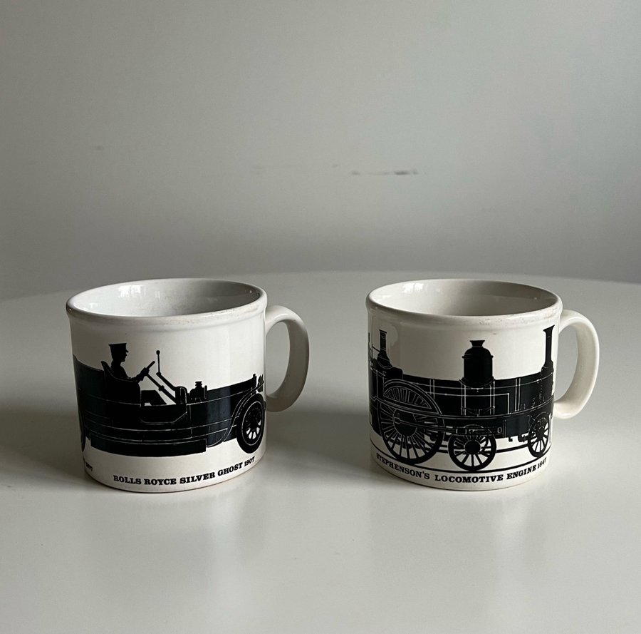 2 st muggar Staffordshire Potteries Ltd