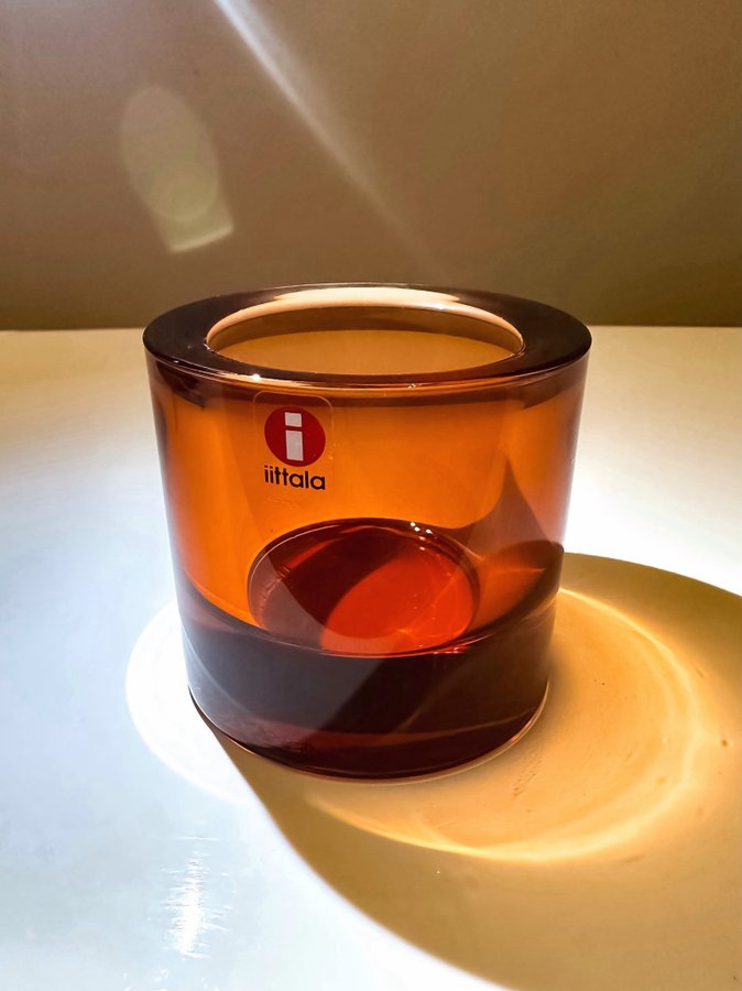 Iittala Marimekko Kivi ljuslykta Sevilla orange / Pomerans