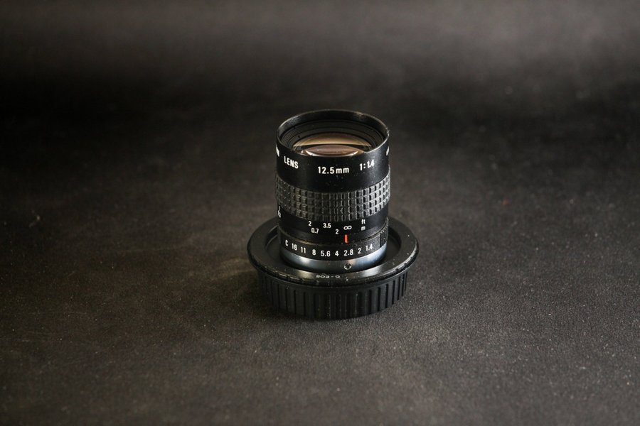 Cosmicar 12.5mm f/1.4 C mount