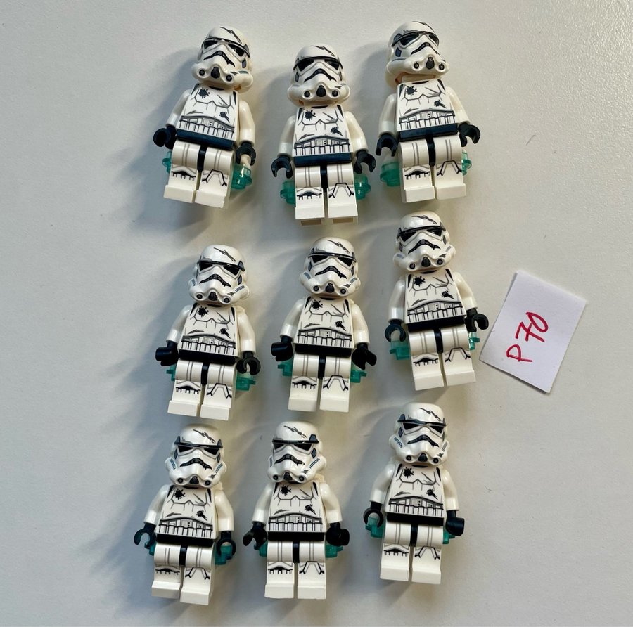 #P70 ÄKTA LEGO Star Wars jet pack trooper minifigurer gubbar figurer