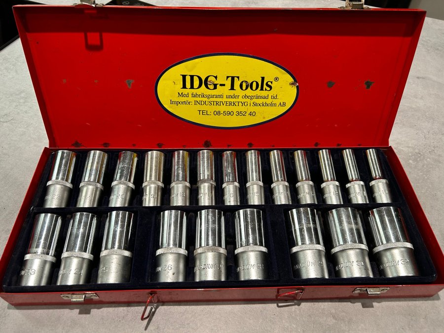 IDG-Tools hylssats storlek 10-32