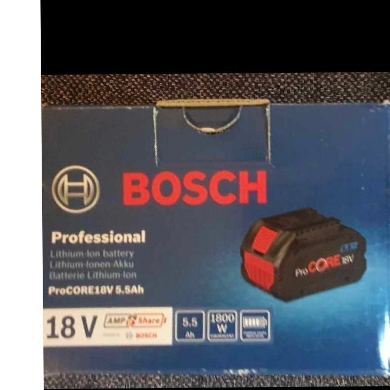 Batteripack 8st TOT Bosch 18V ProCORE Batterier 4, 5,5 ,8,12 Ah inkl laddstation