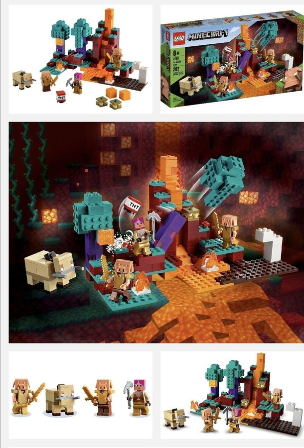 LEGO Minecraft 21168 Den Skeva Skogen KOMPLETT