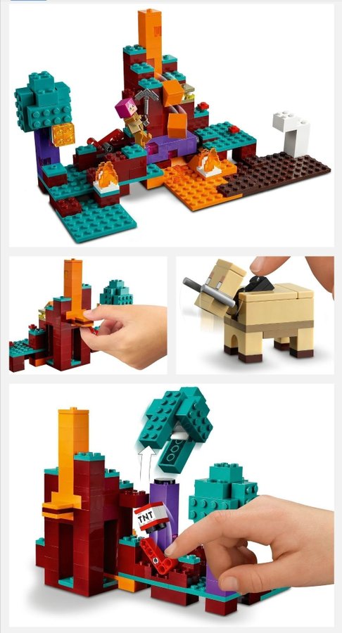 LEGO Minecraft 21168 Den Skeva Skogen KOMPLETT