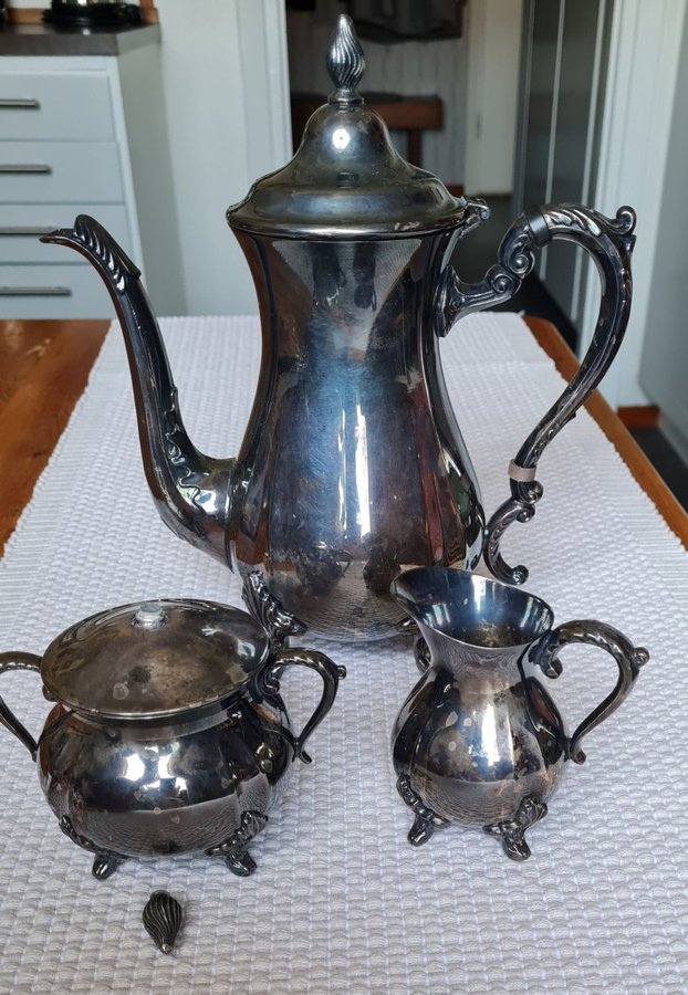 Vintage Kaffe-set Viners of Sheffield England Silver Plated