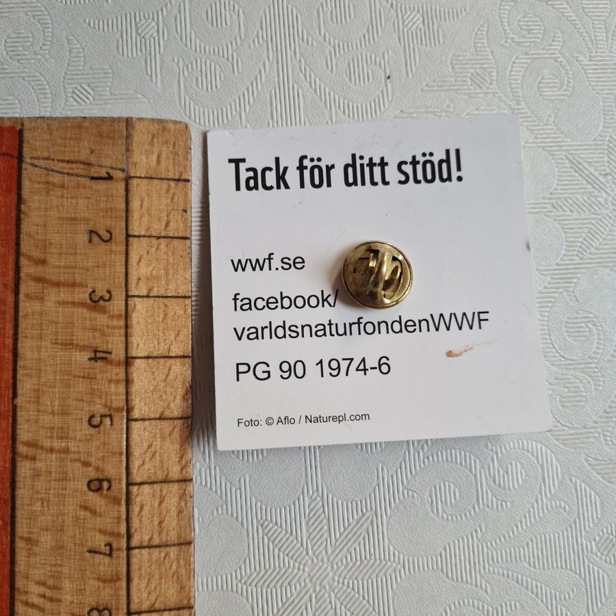 WWF-märke, pin