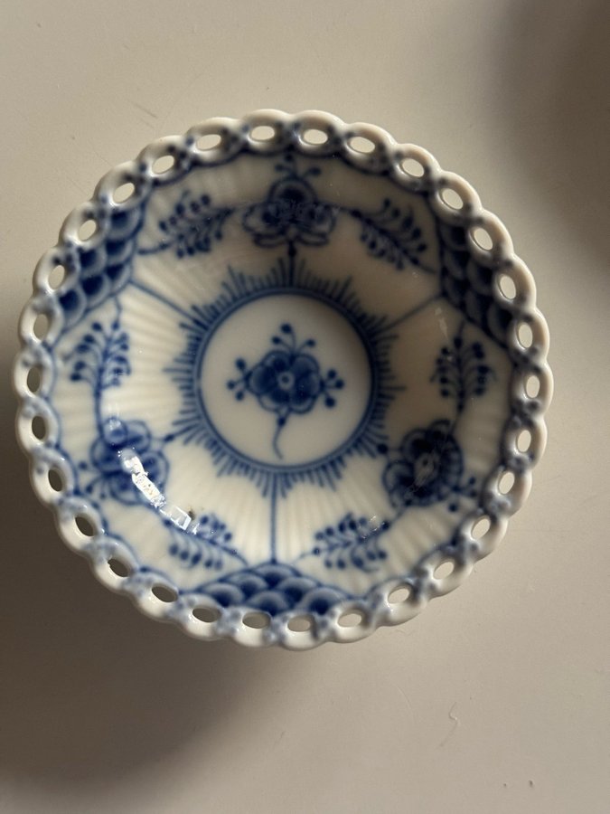 2 st Royal Copenhagen fat 1004 blue fluted